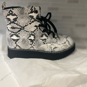 Snake skin boots